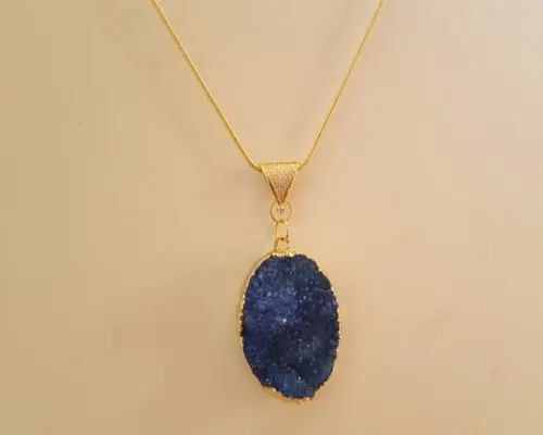 Corrente com Drusa e Strass
