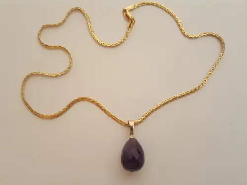 Corrente com Pedra Natural