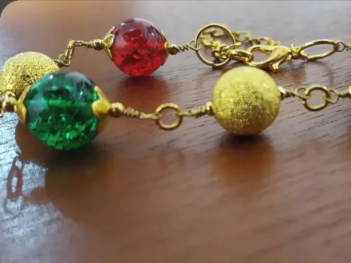 Pulseira Banhada com Cristal Fusion Colorido