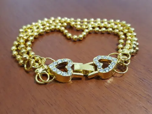 Pulseira Banhada de Bolinhas