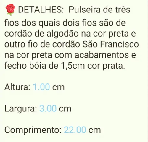 Pulseira de Cordas com Acabamentos Prata