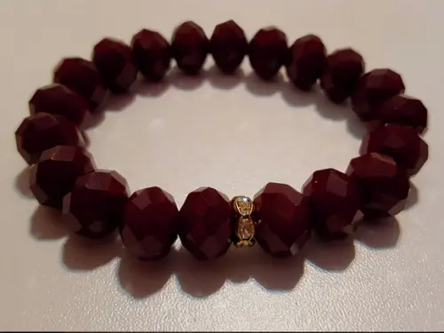 Pulseira de Cristais Rubi