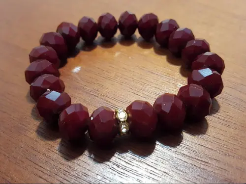 Pulseira de Cristais Rubi