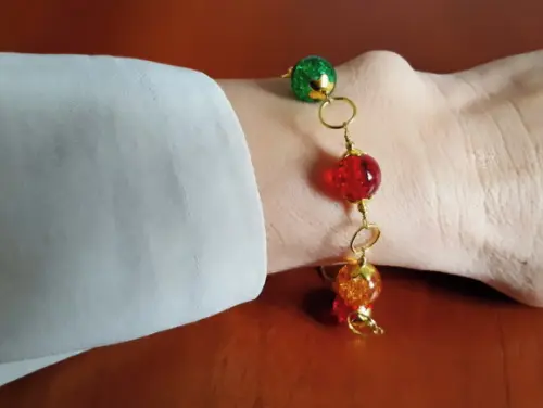 Pulseira de Cristal Fusion Colorido