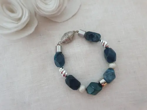 Pulseira De Jade Oregon Chanfrado