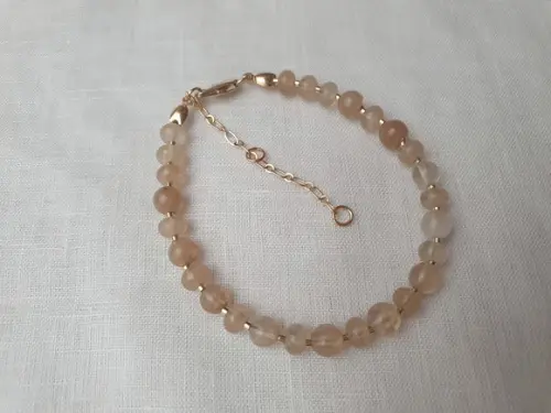 Pulseira de Pedra Natural Citrino