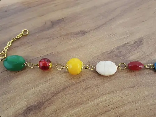 Pulseira de Pedras Naturais Coloridas
