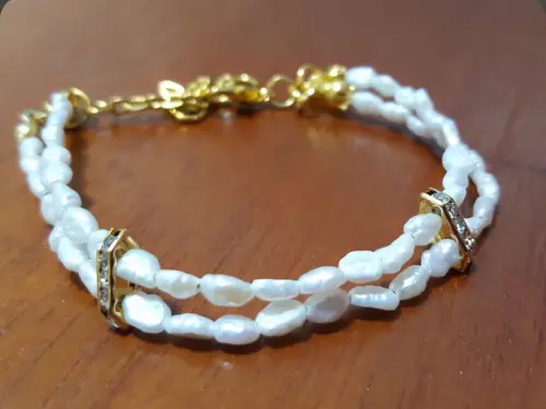 Pulseira de Pérolas Naturais