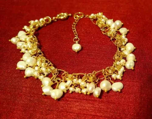 Pulseira de Pérolas Naturais