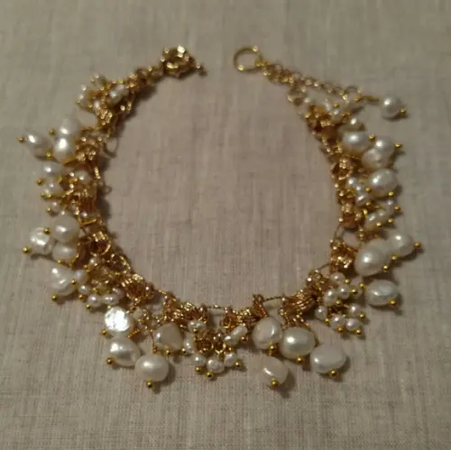 Pulseira de Pérolas Naturais