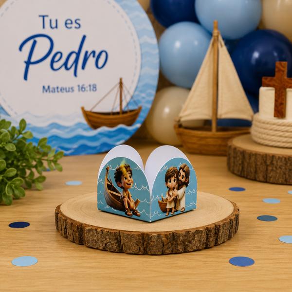 Forminha para Doce Festa Lembrancinha Aniversario Tu És Pedro