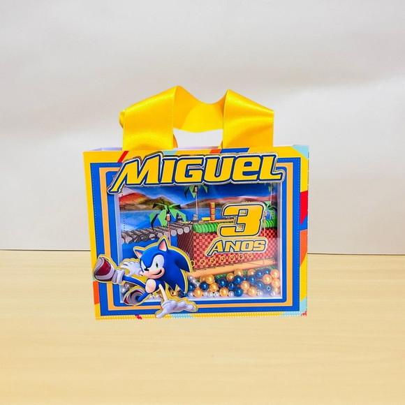 Sacola Horizontal Shaker m Personalizado Sonic