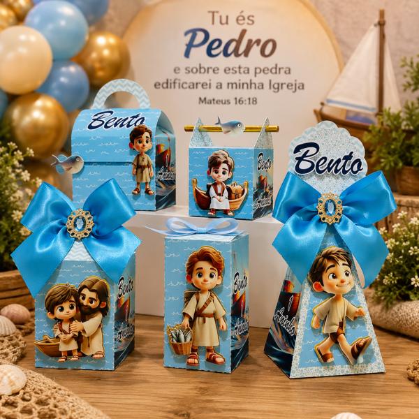Kit 20 Caixas 3D Personalizadas Lembrancinha Festa de Aniversario