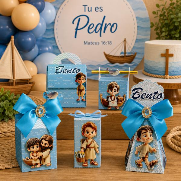 Kit 40 Caixas 3D Personalizadas Lembrancinha Festa de Aniversario