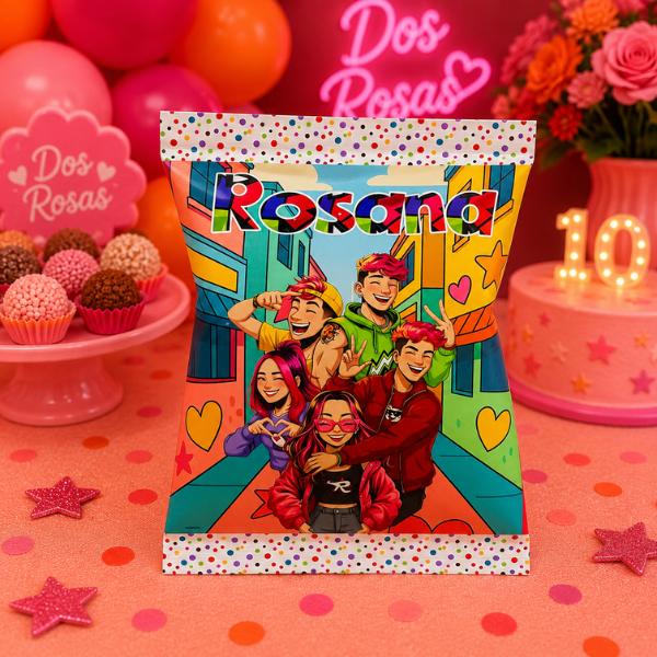 Saquinho personalizado para Salgadinho Chipbag Lembrancinha Festa
