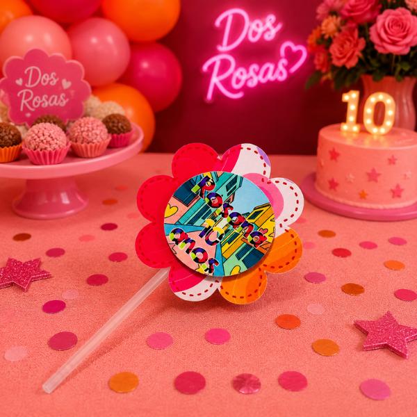 Topper de Doce Personalizado Lembrancinha Festa de Aniversario do