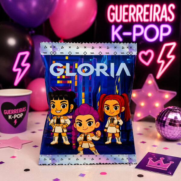 Saquinho personalizado para Salgadinho Chipbag Lembrancinha Festa