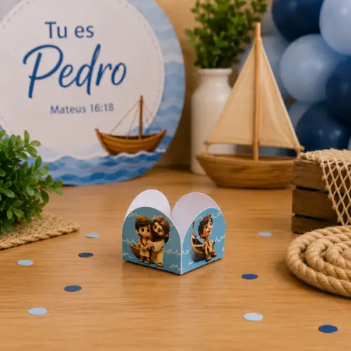Forminha para Doce Festa Lembrancinha Aniversario Tu És Pedro