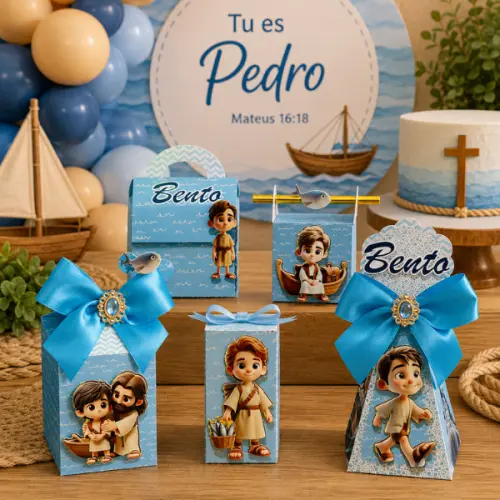Kit 20 Caixas 3D Personalizadas Lembrancinha Festa de Aniversario