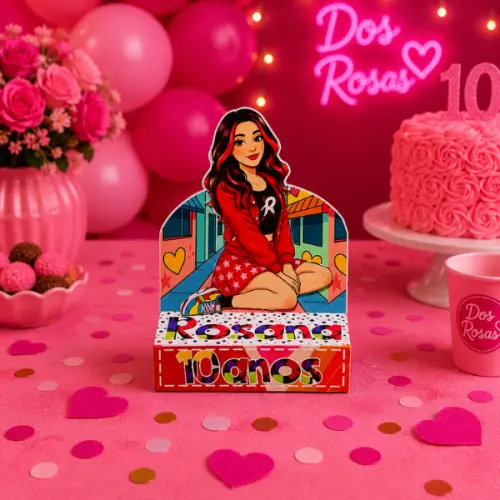 Porta Bis Duplo Personalizado Lembrancinha Festa Aniversario dos