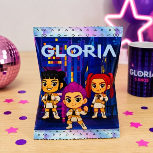 Saquinho personalizado para Salgadinho Chipbag Lembrancinha Festa