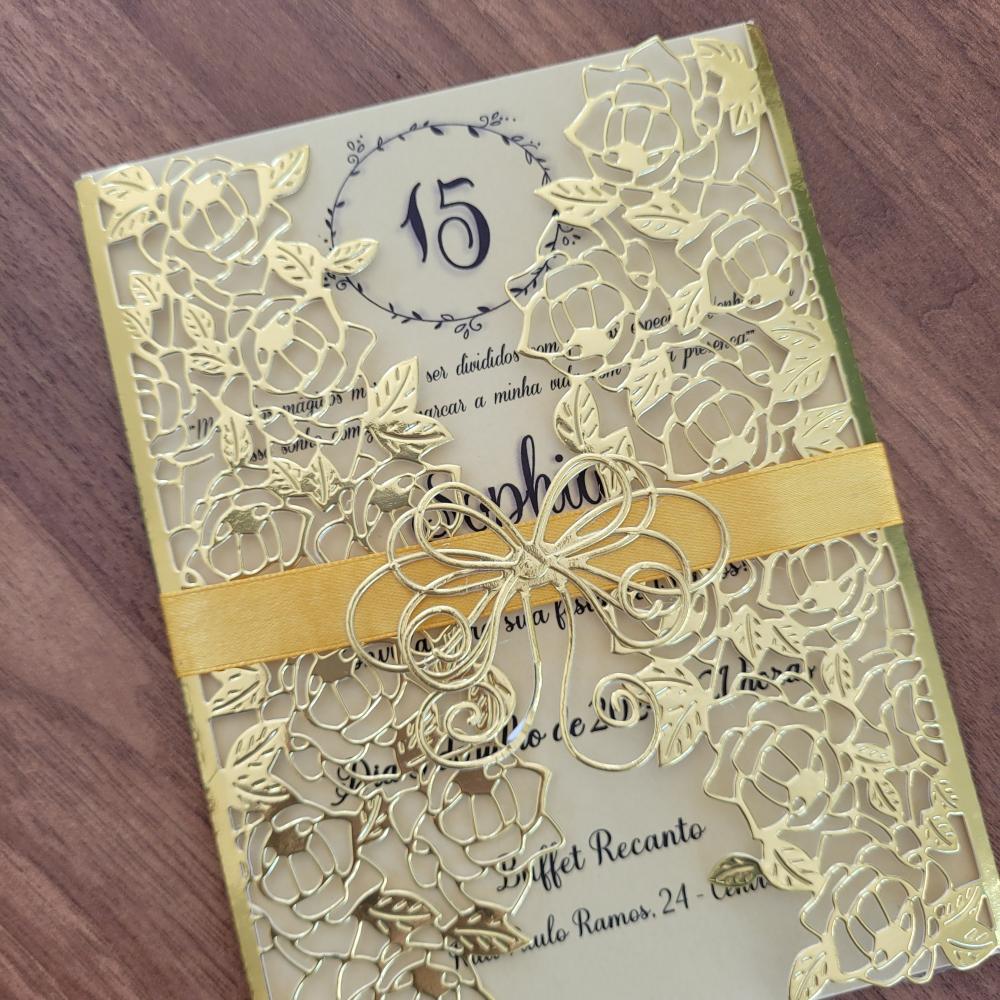 Convite de Casamento com impressão