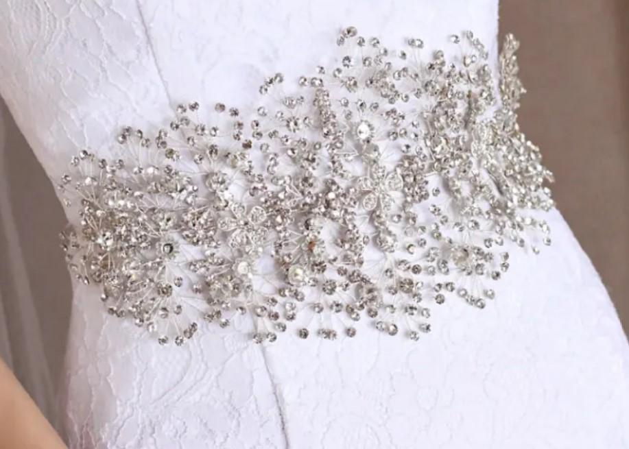 Cinto para noiva largo - 15cm