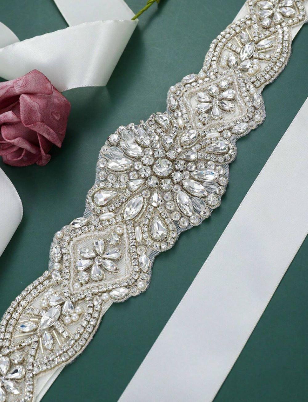 Cinto de strass Prata