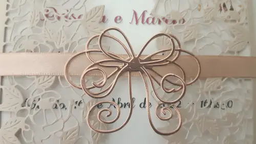 Convite de Casamento com impressão