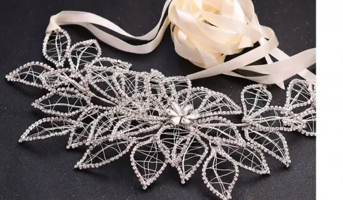 Cinto para noiva largo - 15cm