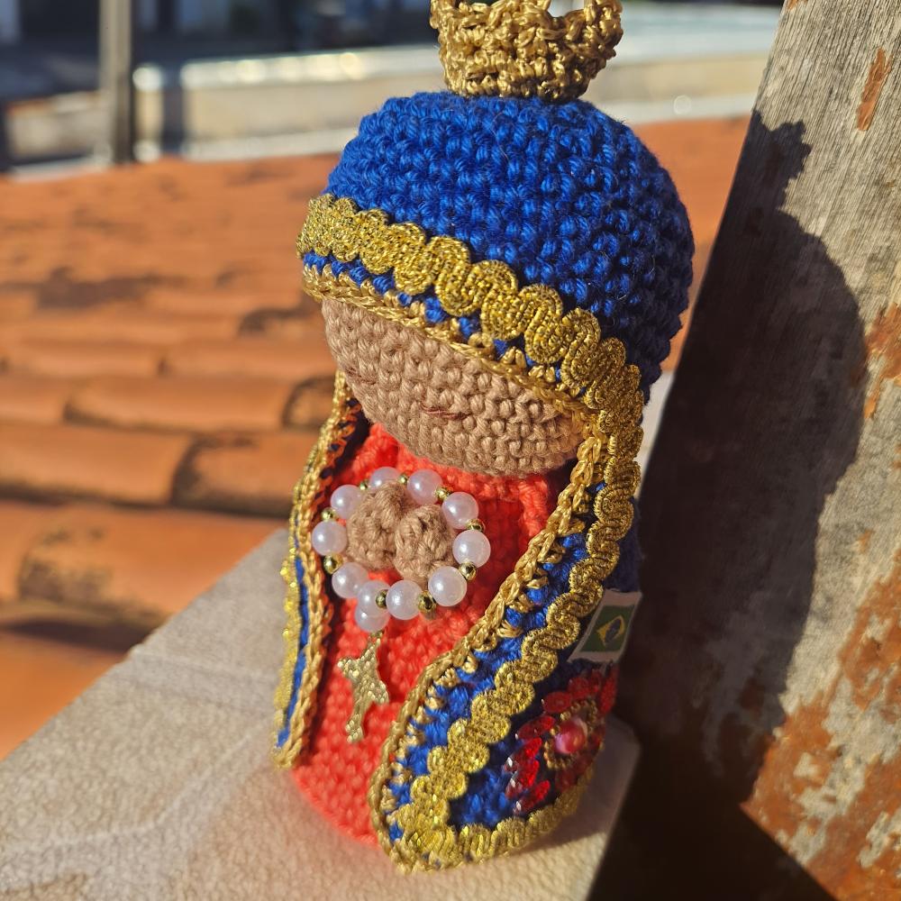 Nossa Senhora Aparecida Amigurumi 14 cm