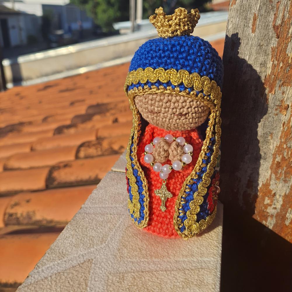 Nossa Senhora Aparecida Amigurumi 14 cm