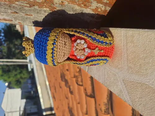Nossa Senhora Aparecida Amigurumi 14 cm