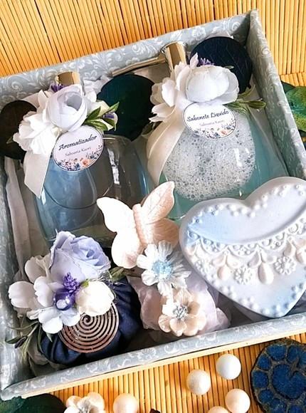 Kit Floral Azul