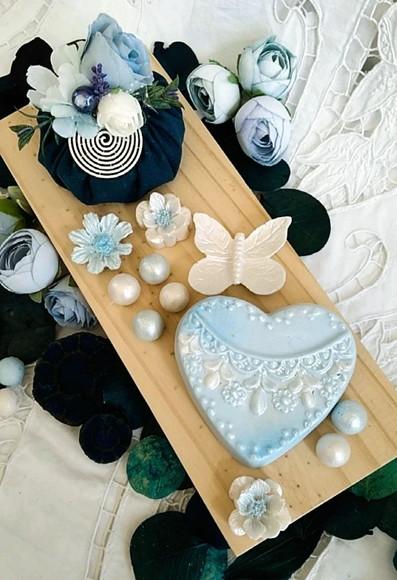Kit Floral Azul