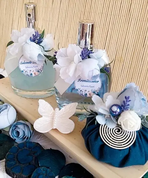 Kit Floral Azul