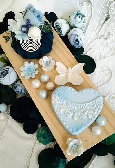Kit Floral Azul