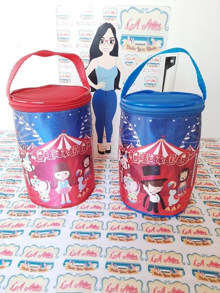 Bolsa Mini Cilindro c/ Nome Individual