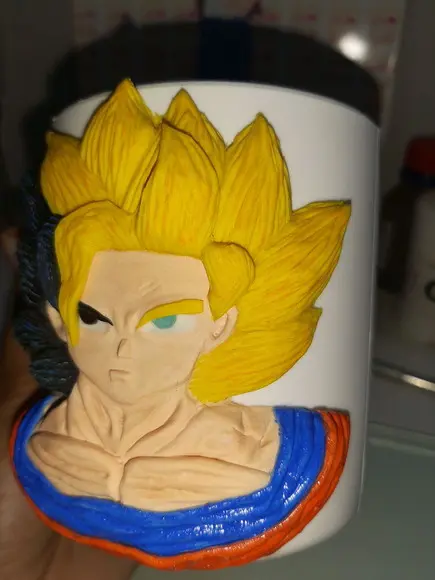 Caneca em Cerâmica Plástica