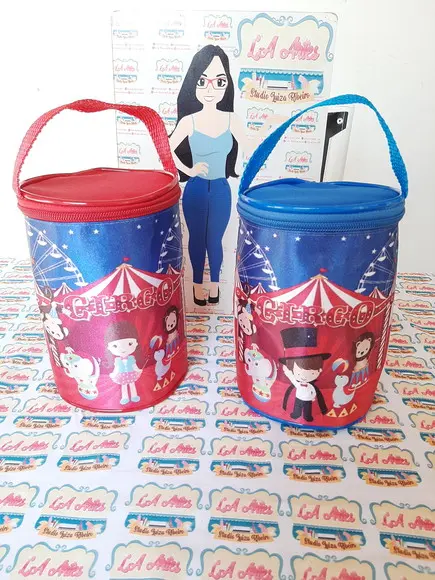 Bolsa Mini Cilindro c/ Nome Individual