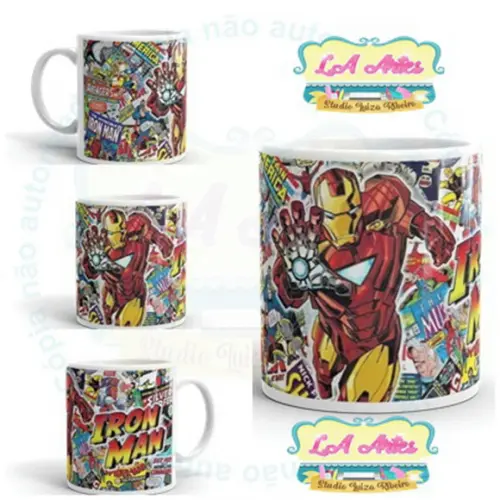 Caneca Personalizada Homem de Ferro