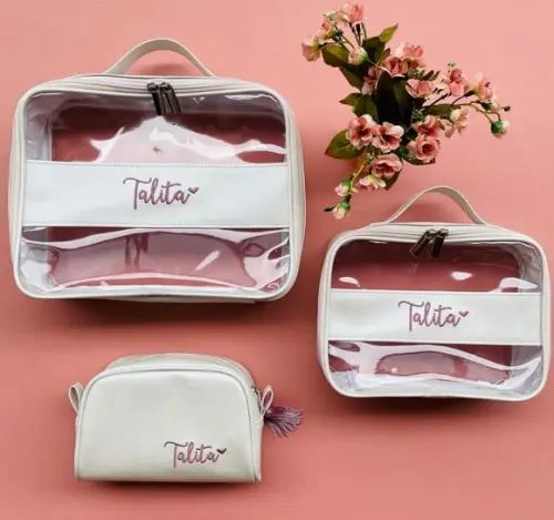 Kit Necessaire Organizadora Viagem