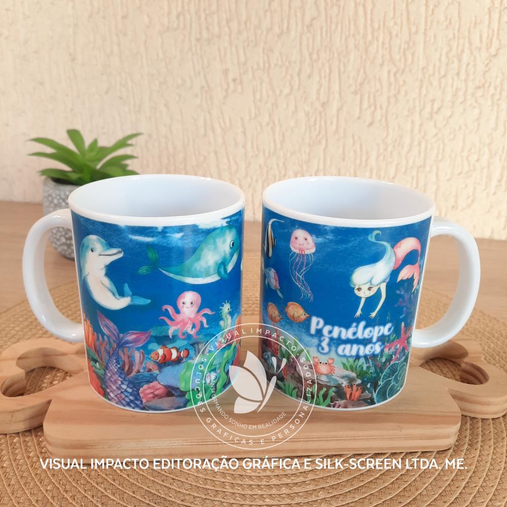 Caneca Plástica Personalizada - 10 unds