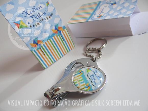 10 Chaveiros 3 em 1 Personalizados