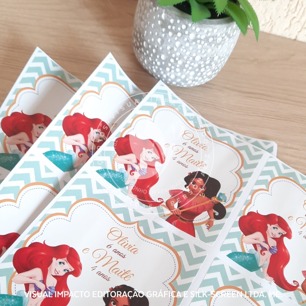 Adesivo 10x10 cm em Vinil Personalizado