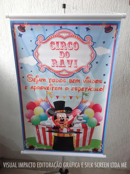 3 Banners 40x60cm e 1 Banner 60x90 cm Personalizados