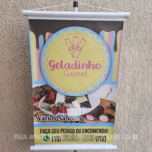 3 Banners 40x60cm e 1 Banner 60x90 cm Personalizados