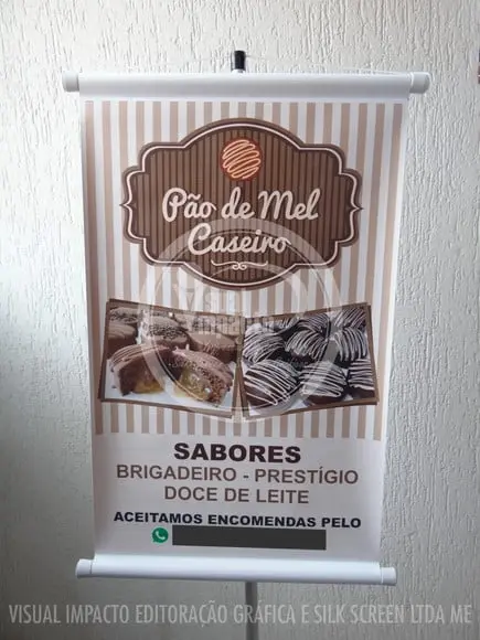 3 Banners 40x60cm e 1 Banner 60x90 cm Personalizados