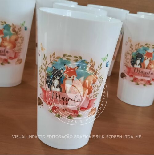 Copo Plástico 500ml Personalizado