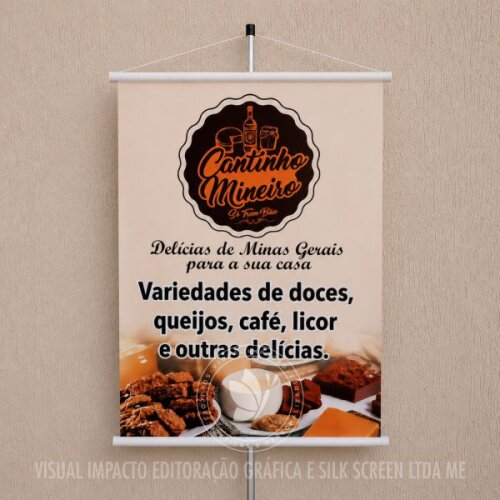 Banner Personalizado 60x90cm  para Comércio e Serviço